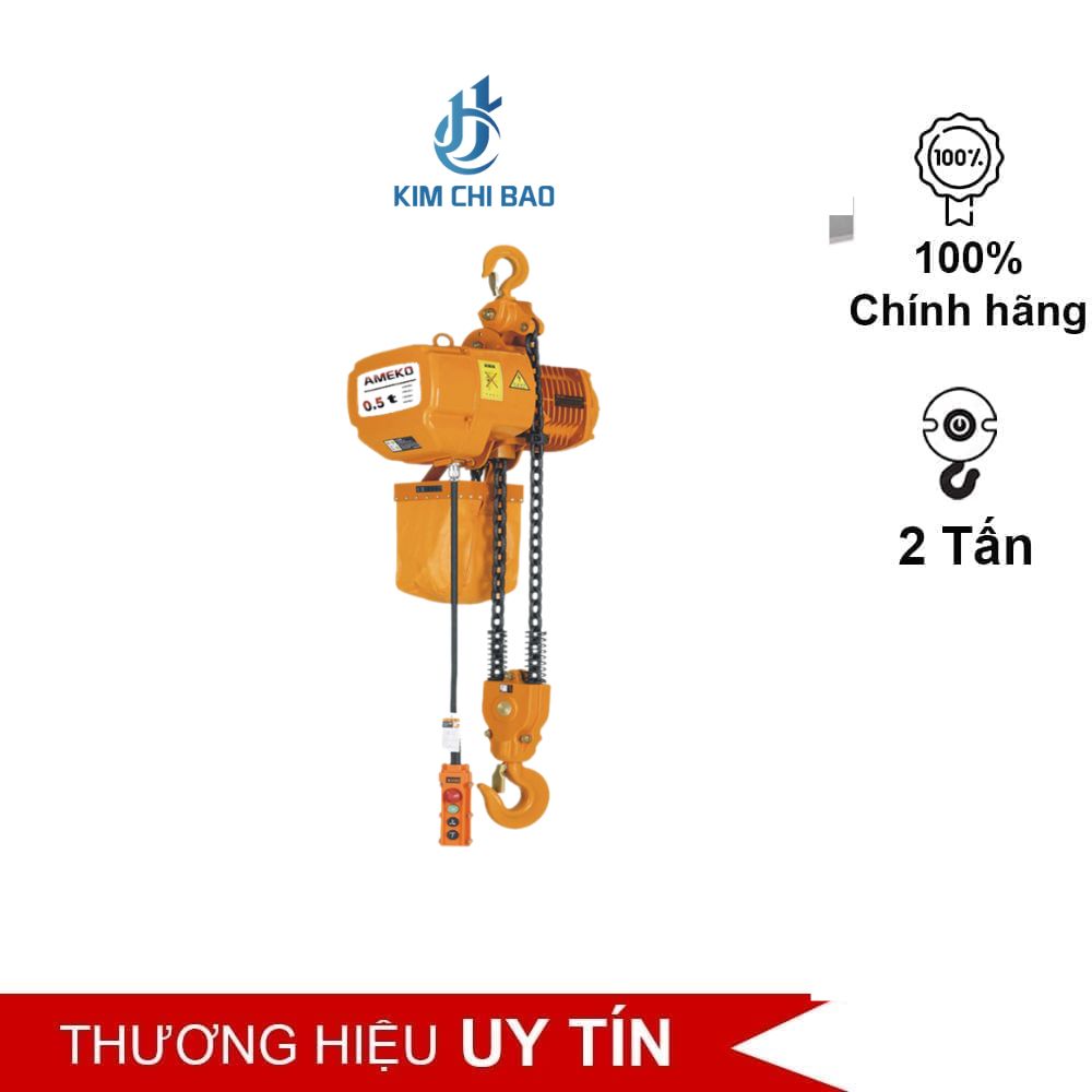 Pa lăng xích điện di chuyển giúp nâng hạ hàng hóa dễ dàng và nhanh chón